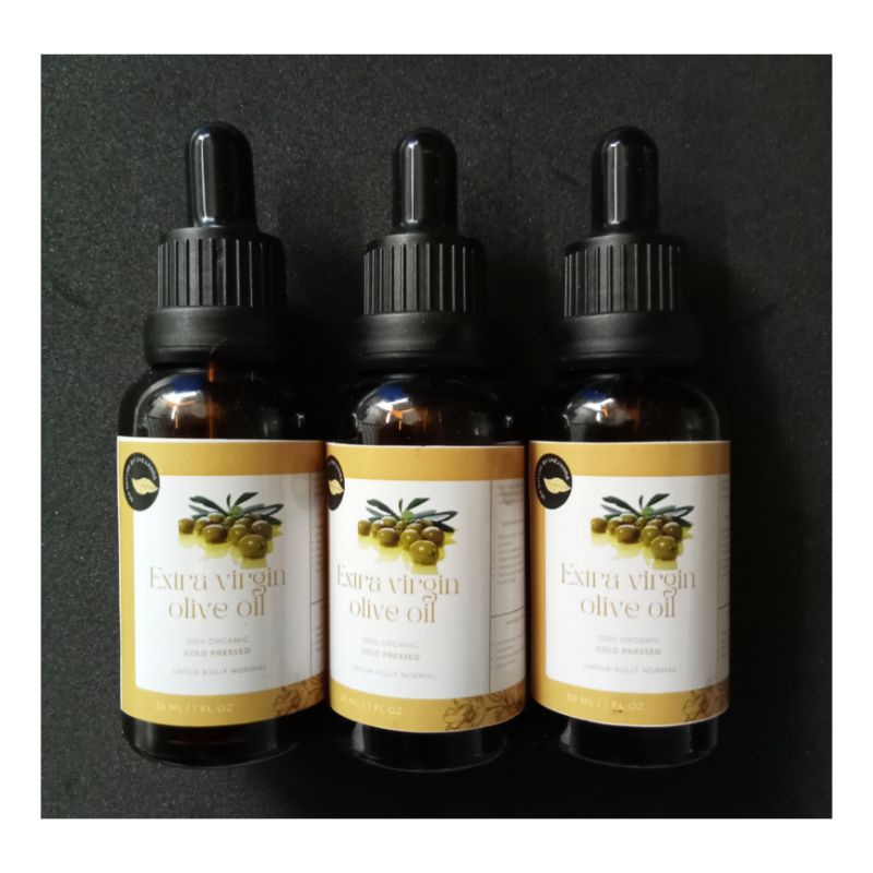 MINYAK ZAITUN MURNI VIRGIN OLIVE OIL EVOO (extract minyak buah zaitun) 30ml