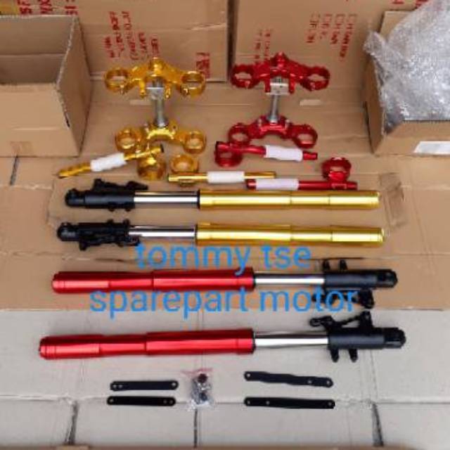 Up Side Down NUI CBR 150 facelift K45g K45n K45 lokal New CB 150 Old USD Cbr 150R + STANG JEPIT