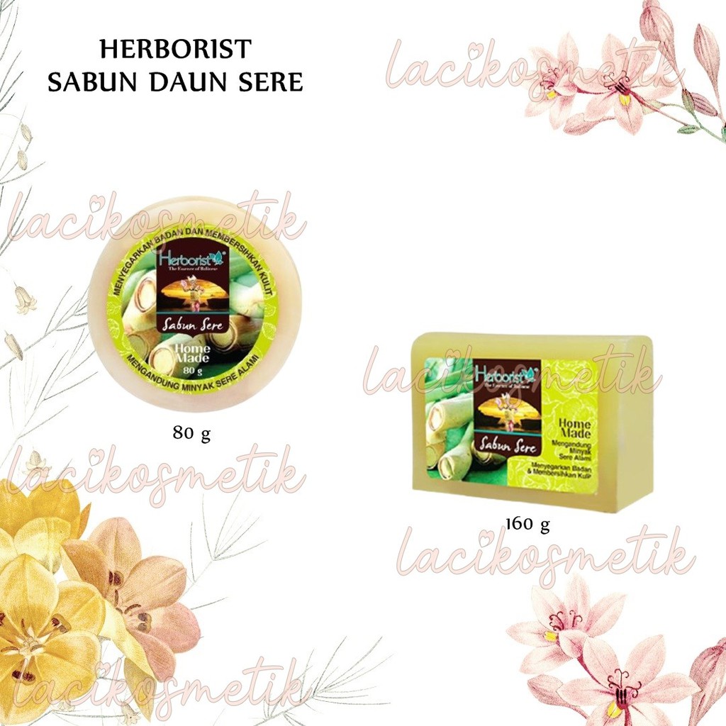 ✨LACIKOSME✨ HERBORIST SABUN SERE - SABUN MANDI BATANG BPOM ORIGINAL