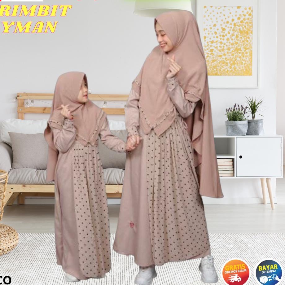 ✽ Fashion Muslim Pakaian Muslim Wanita Mom Kids Gamis Syar'i Couple Capel Keluarga Muslimah Ibu&Anak