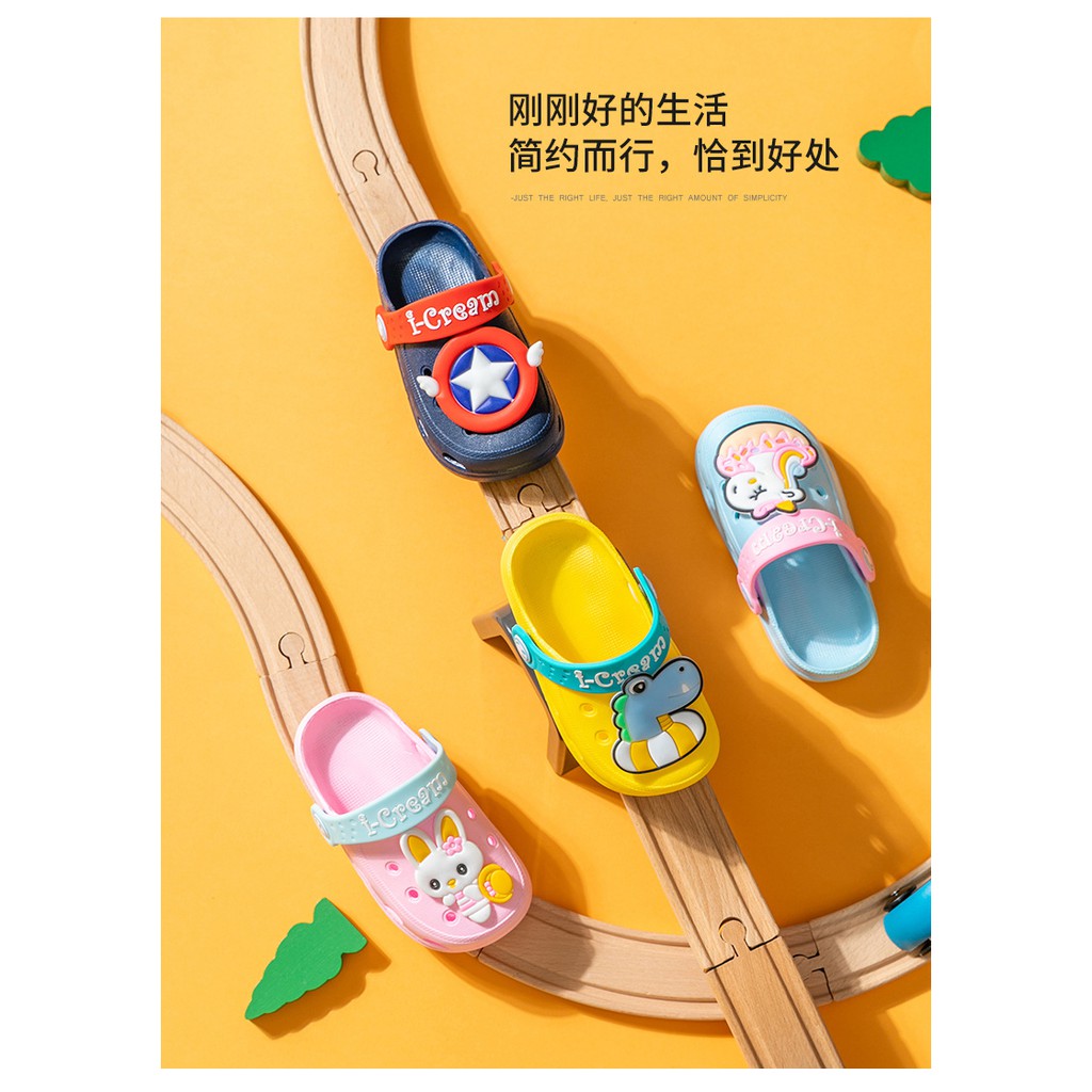 MB Sepatu Sandal Slop Selop Anak Bayi sol karet Kualitas super bagus
