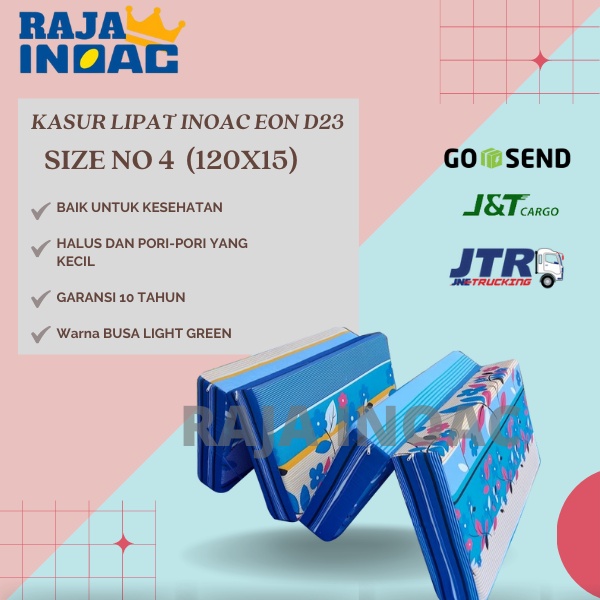 KASUR BUSA LIPAT INOAC EON D23 120x15 ORIGINAL INOAC GARANSI 10 TAHUN - RAJAINOAC