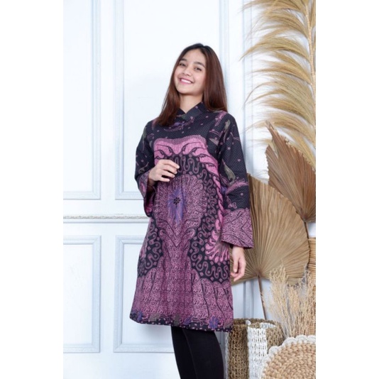 tunik batik wanita modern kemeja kerja wanita batik modern SEGORO