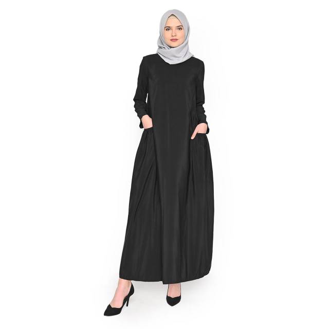 Gamis //gamis syar'i // gamis hitam polos
