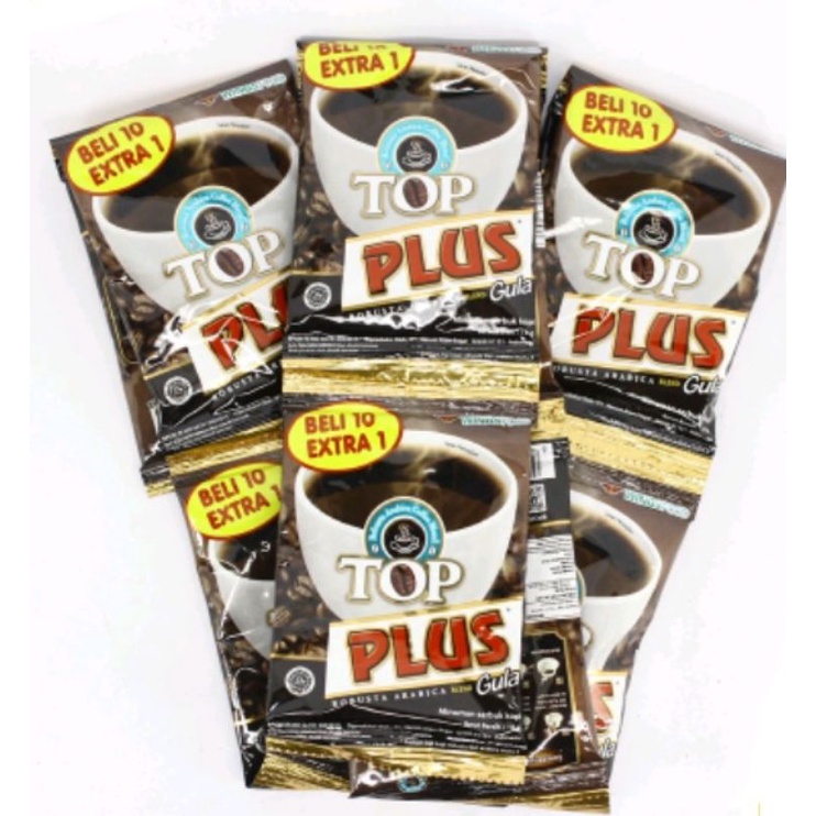 

Kopi Top Plus Gula 10x80gr Sachet Free 1's