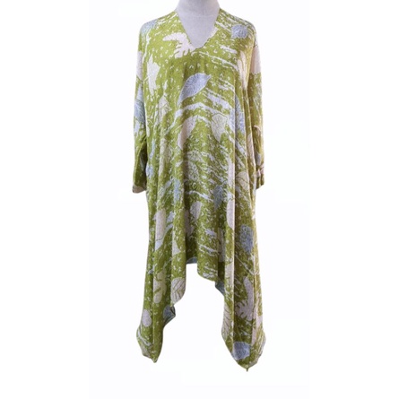 Kain batik Dobby aksara Lontara New Motif (meteran)