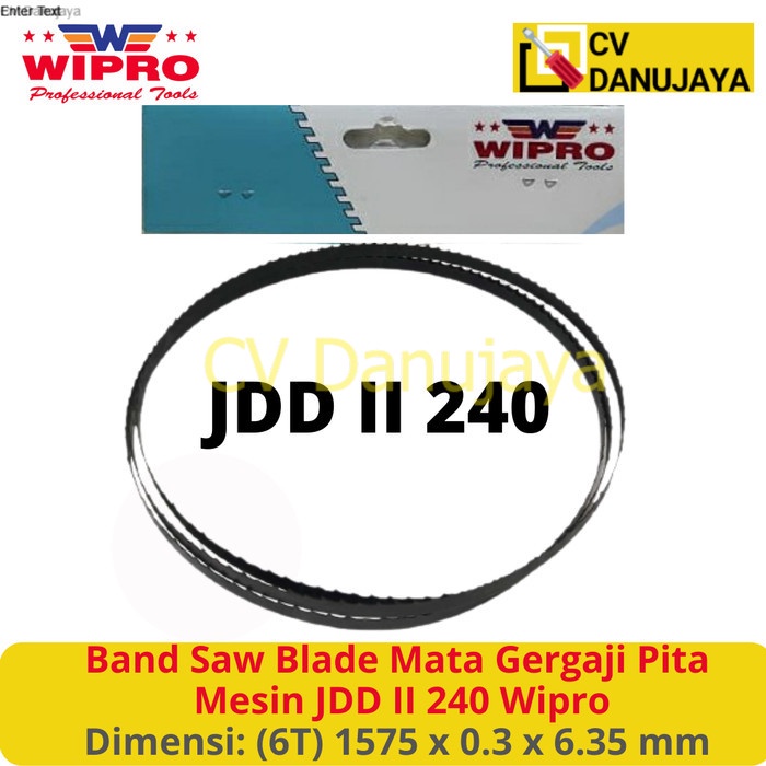 Band Saw Bandsaw Blade Mata Gergaji Potong Pita Mesin JDD240 II Wipro