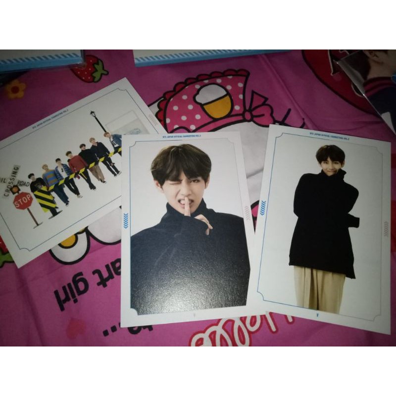 KIM TAEHYUNG V BTS JAPAN OFFICIAL FANMEETING POSTCARD PHOTOCARD