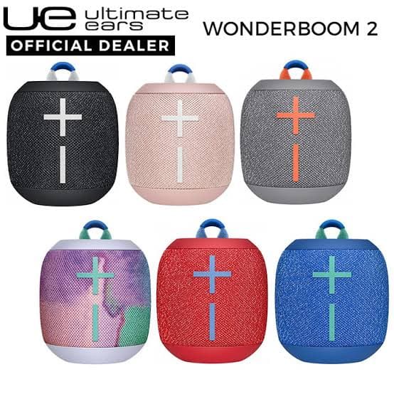 SPEAKER- UE ULTIMATE EARS WONDERBOOM 2 ORIGINAL SPEAKER - HITAM -SPEAKER.