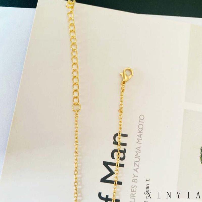 Kalung Rantai Klavikula Hias Liontin Kupu-Kupu Model Single Layer Untuk Wanita