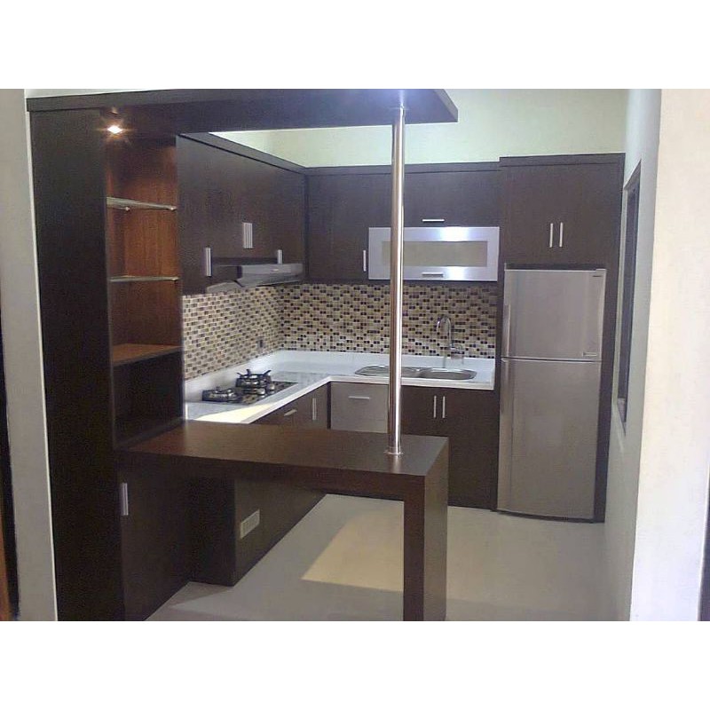 KITCHEN SET HPL KAYU/KITCHEN SET MINIMALIS/KITCHEN SET CUSTOM