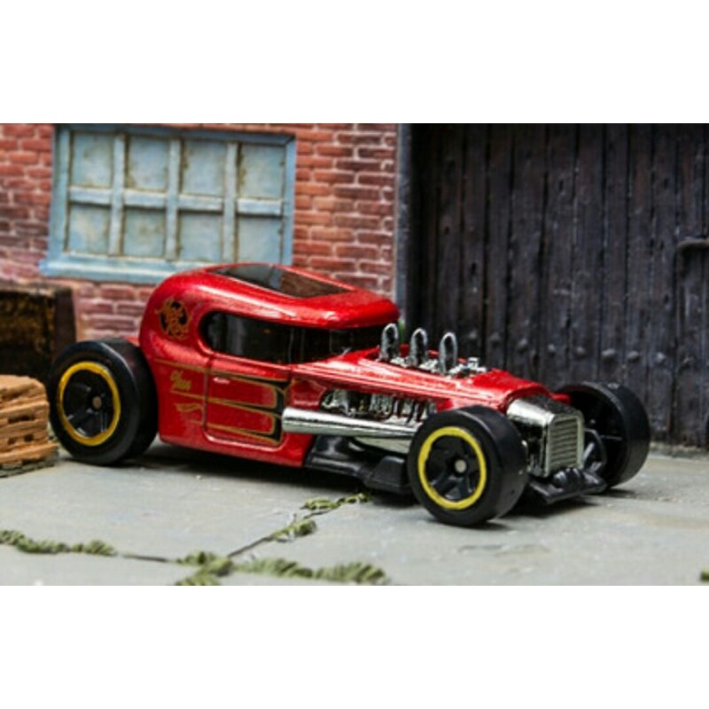 hotwheels MOD ROD merah metalik HW DREAM GARAGE