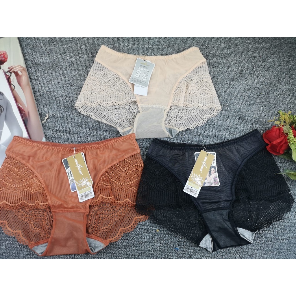 CD / CELANA DALAM WANITA 61618 BAHAN BROKAT ALL SIZE