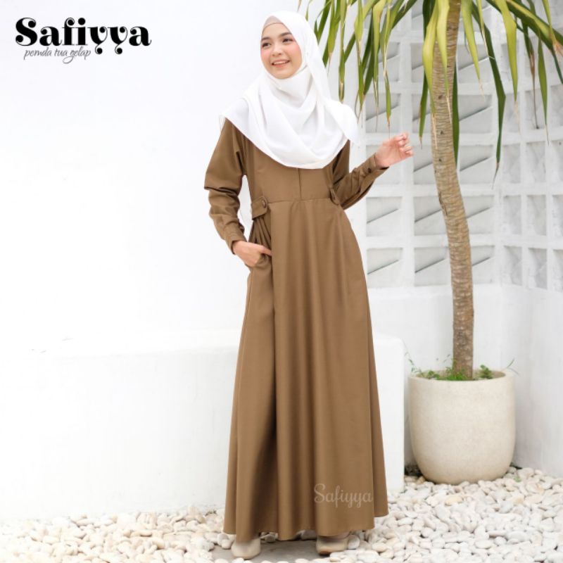 Baju Gamis Wanita | Dress Muslim | Busui Friendly | Baju Kerja Wanita Kantor | Baju Dinas Pemda Wani