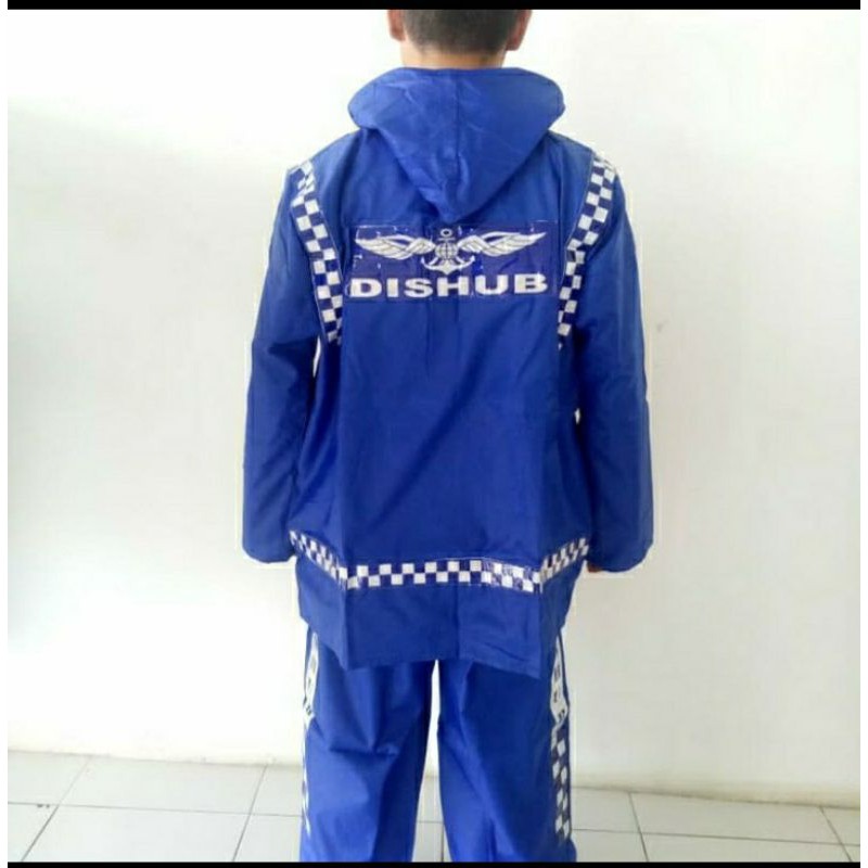 Jas hujan setelan Dishub// Jas hujan motor setelan baju dan celana terbaru/jas hujan dishub