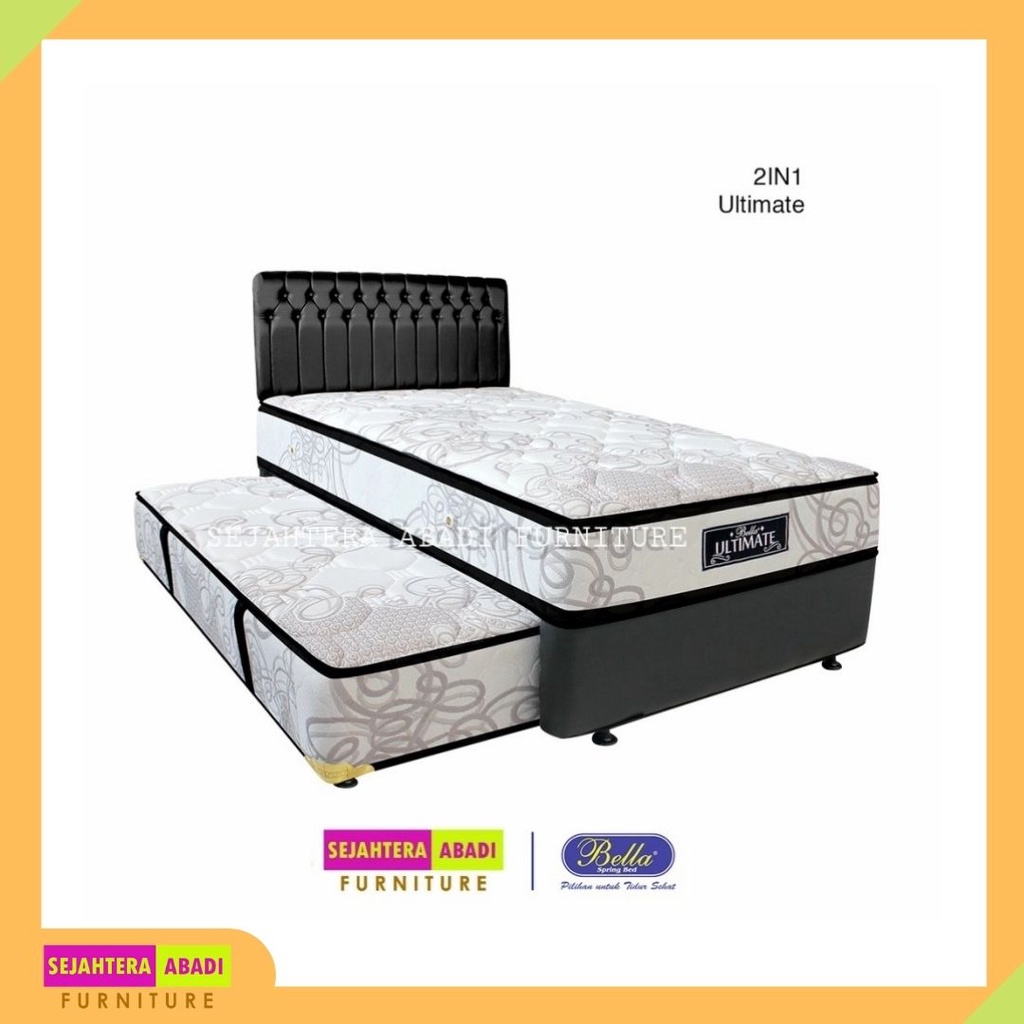 bella springbed 2in1 twin sorong ultimate matras / set