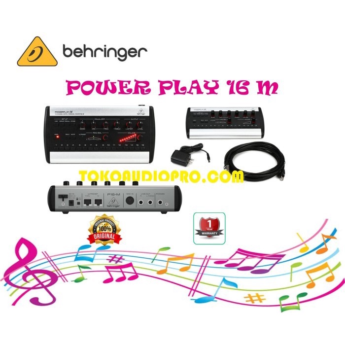 Behringer Powerplay P16-M 16-channel Digital Personal Mixer