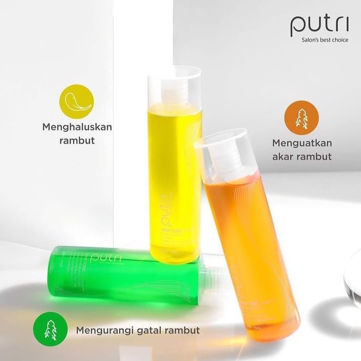 Putri Pure Clean Moisturizing Conditioner Shampoo Hair Tonic 200mL 450ml BPOM Serum Vitamin Rambut Rusak dan Rontok