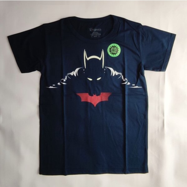 Kaos Anak Laki Laki Batman Mata Glow Rhymes Baju Cowok Tanggung Karakter Superhero Premium Lengan Pendek