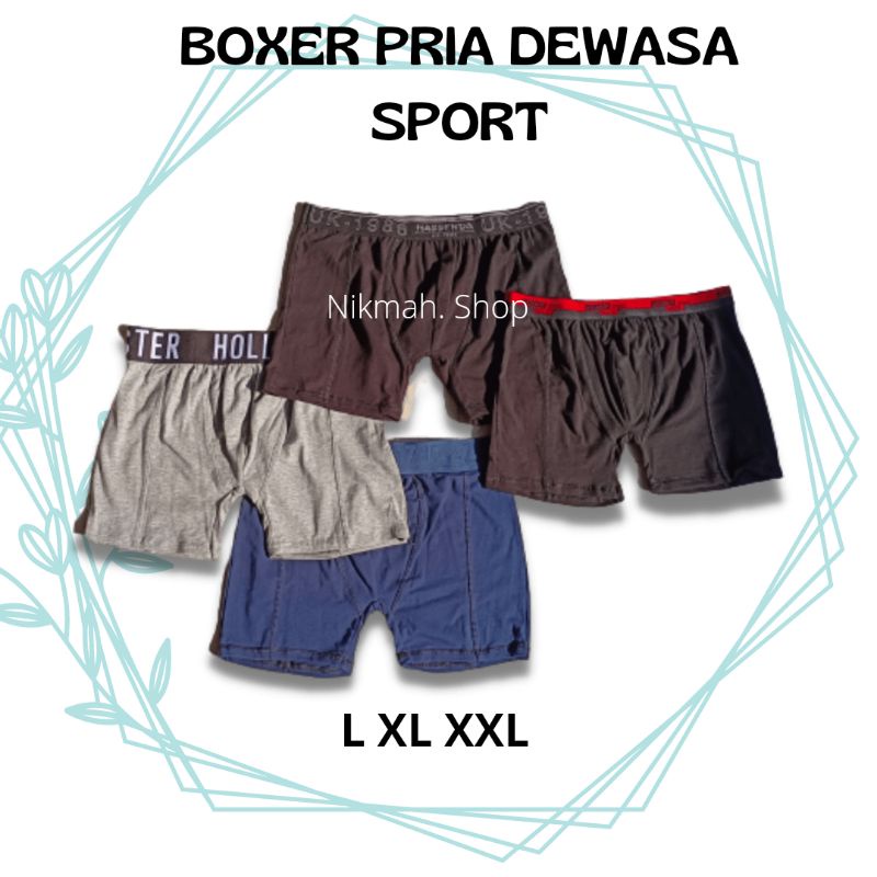 BOXER PRIA DEWASA SPORT