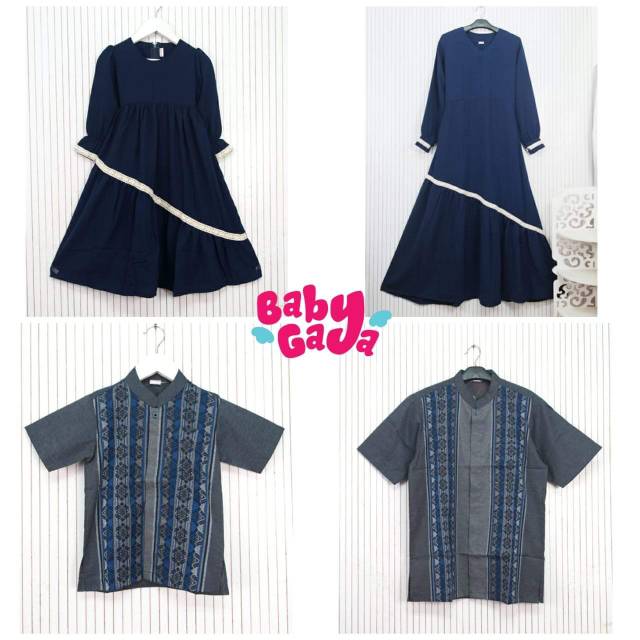 Cutetrik Sarimbit Keluarga Navy