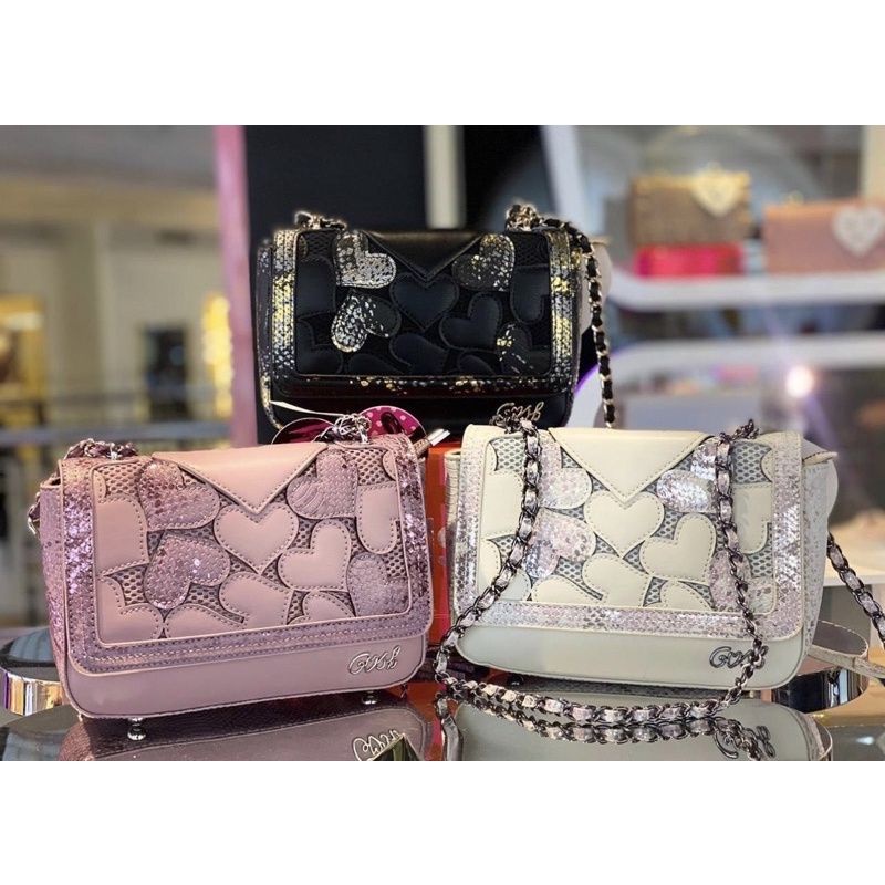 [Bisa COD] Ready Tas Gosh Original New art 527 764 786 Black Grey Purple