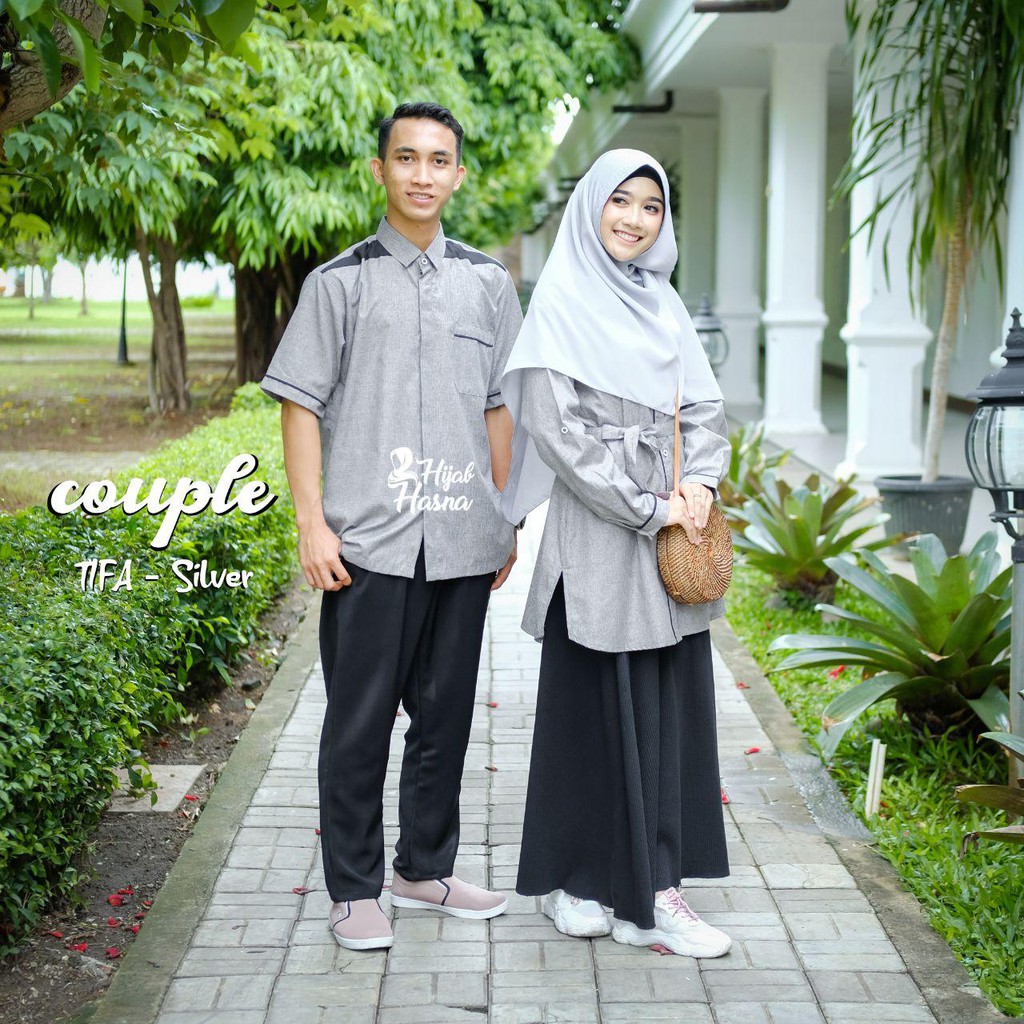 COUPLE tunik set dan hem pria bahan dingin menyerap keringat Terbuat dari Kain Linen Burberry