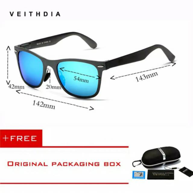 COD KACAMATA VEITHDIA WANITA PRIA TERKINI POLARIZED ANTI UV