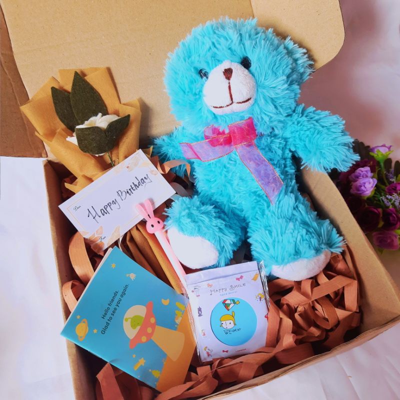 hampers teddy bear paket kado ulang tahun,wisuda,anniversary dll