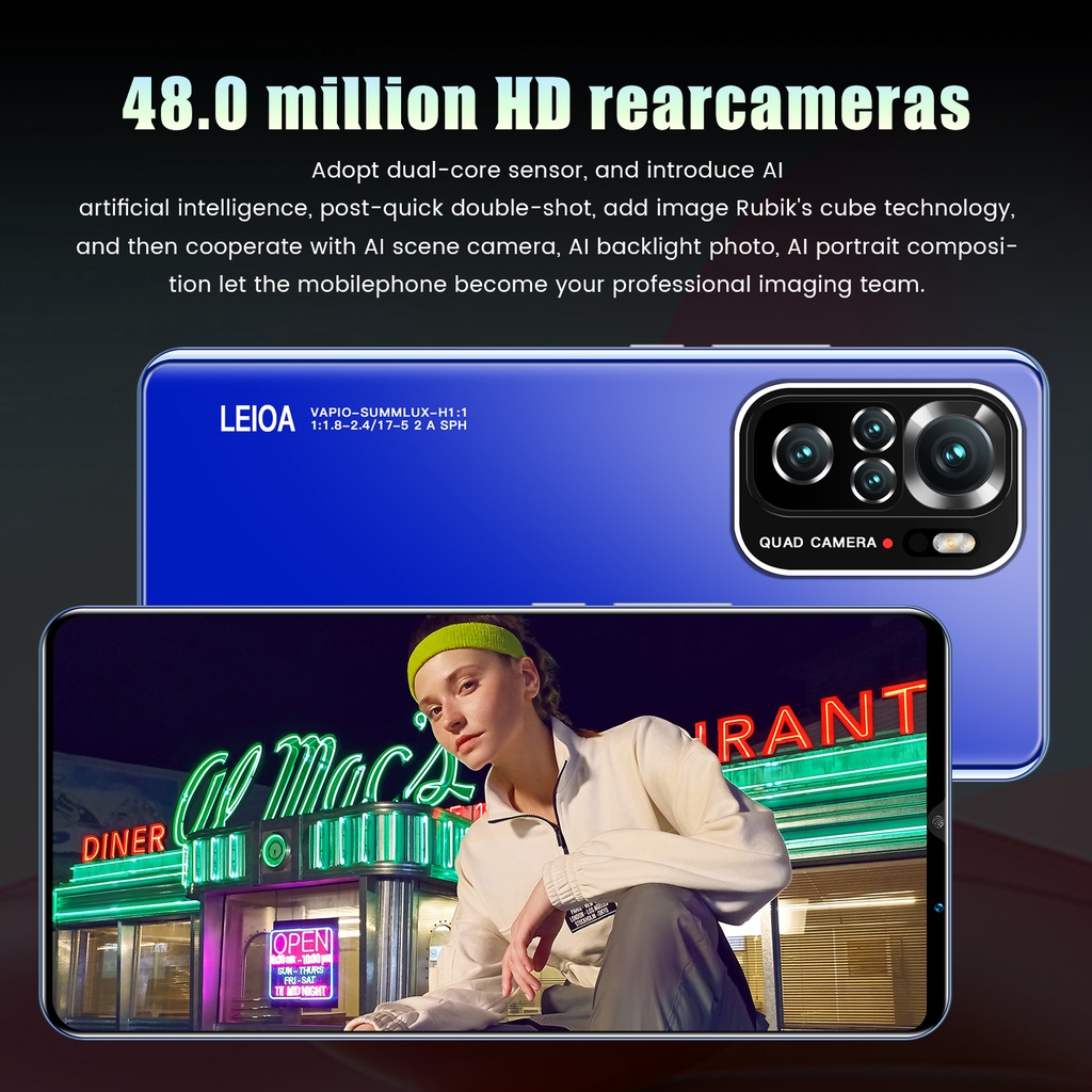 Hadiah Natal【baru】hp murah cod TERLARIS  PROMO CUCI GUDANG 2021 Note 10 8GB+128GB 5.5 inci FHD 4800mAh penjualan besar Pengiriman lokal kredit hp cicilan murah handphone murah baru-6