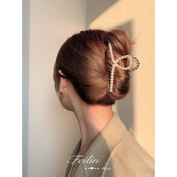 Mutiara Hair pin klip rambut korea aksesoris fashion Jepit rambut size：Large