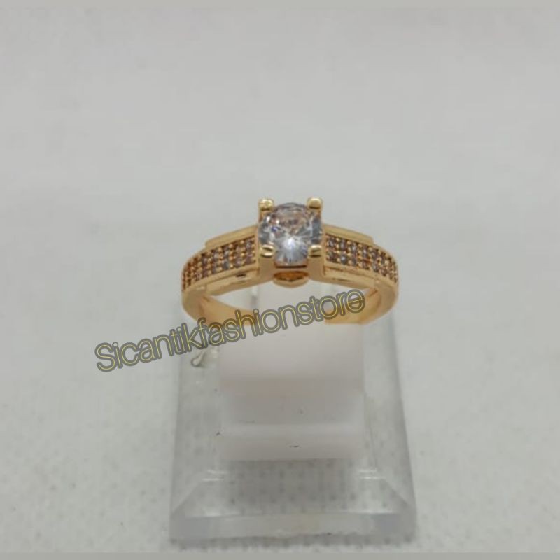 (PROMO)Cincin Titanium Fashion wanita terlaris anti karat selamanya