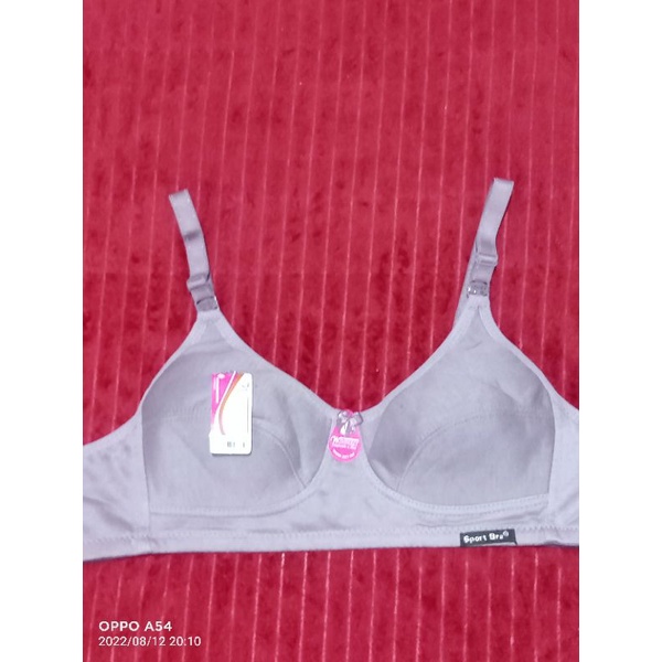 Bra promo Sport Bra bahan katun Tanpa busa..Tanpa kawat.1pcs