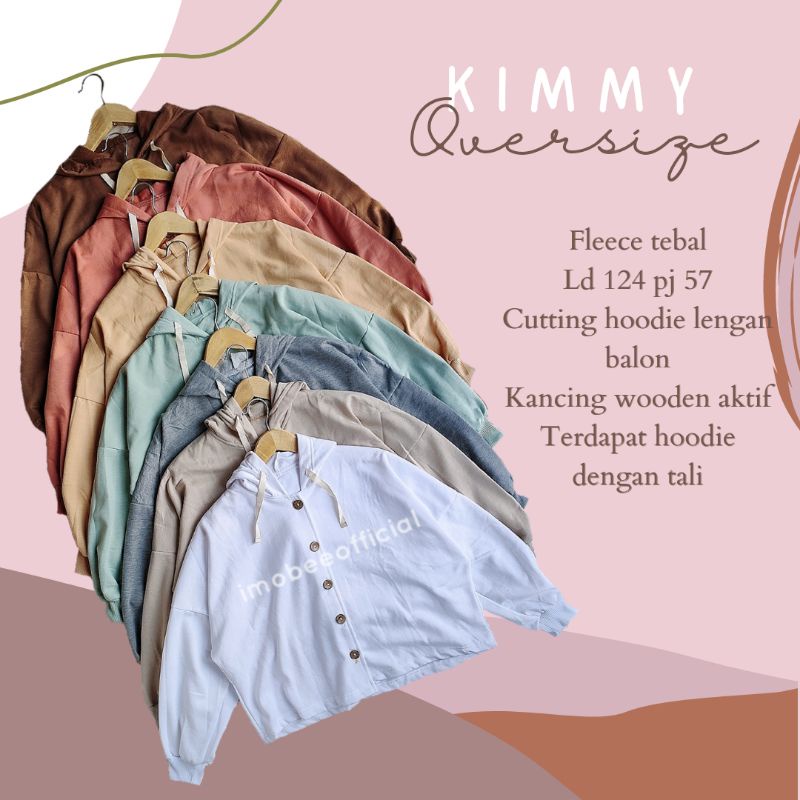 KIMMY OVERSIZE BUTTON // JAKET OVERSIZE BALON KANCING