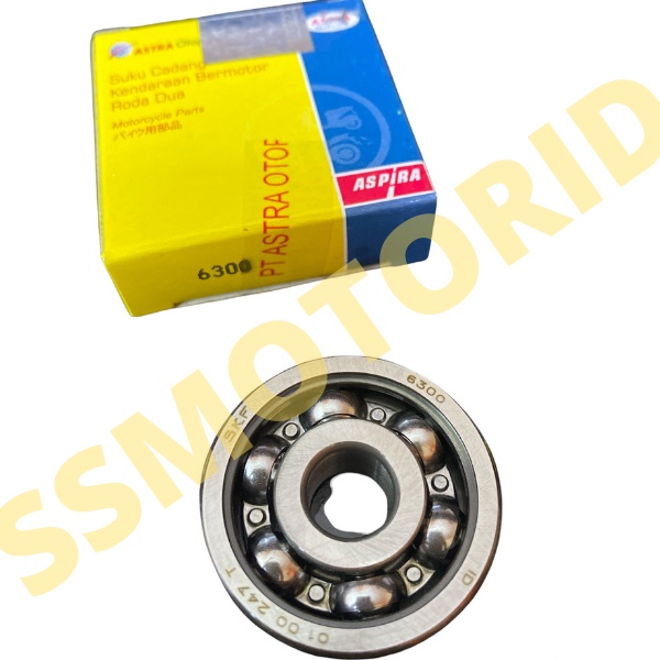 Bearing Bantalan Bola Ball ring Laher Lahar Roda Depan 6300 Motor Force 1 / Jupiter Z / Jupiter / Ju