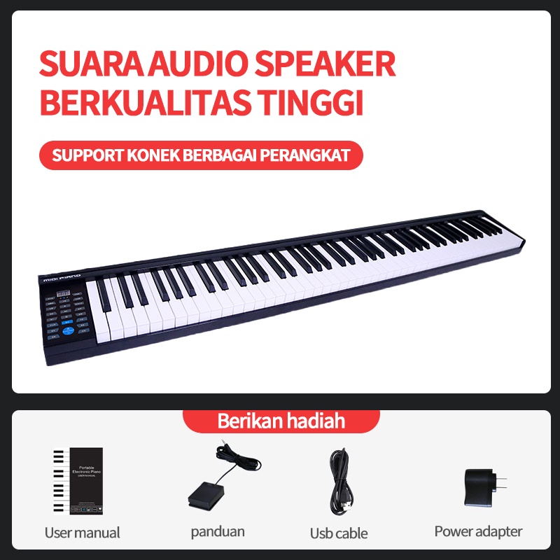 Smart electric piano 88-key bluetooth portable keyboard keyboard piano kecil