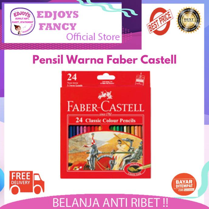 

Pensil Warna / Pencil Colour Faber Castell Classic 24 Warna - Promo
