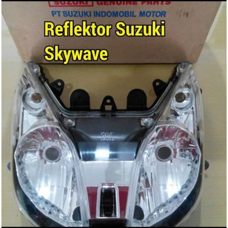 KACA LAMPU DEPAN REFLEKTOR REFLECTOR HEAD LAMP SUZUKI SKYWAVE ORI SGP