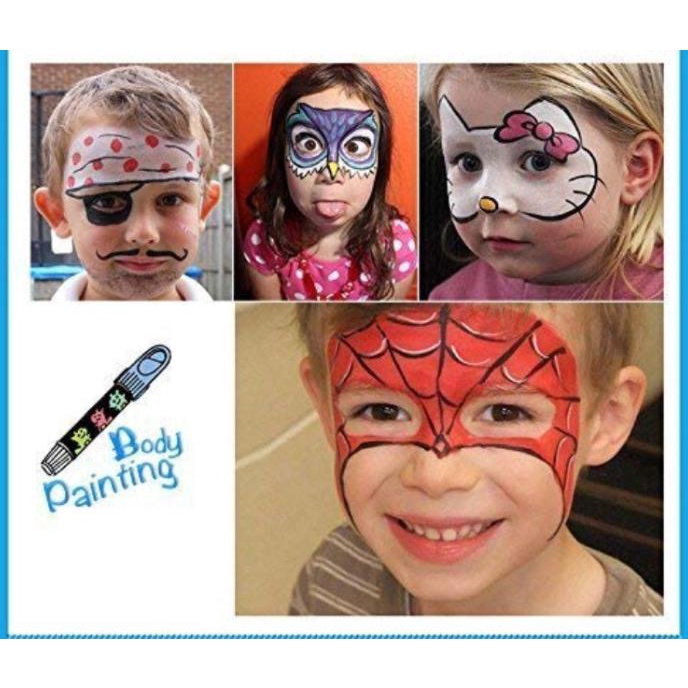 

JOAN MIRO 12PCS BABYROO SILKY CRAYON FACE PAINTING BODY KIDS