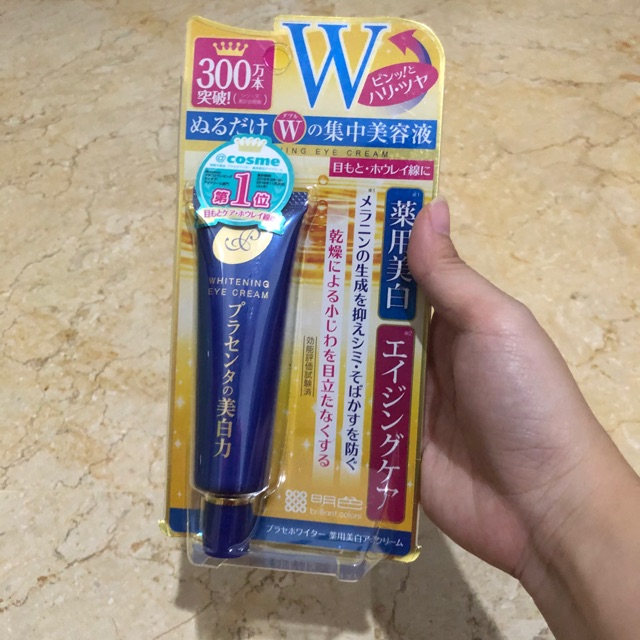 Jual Meishoku Japan Medicated Placenta Whitening Eye Cream 30g (ORI