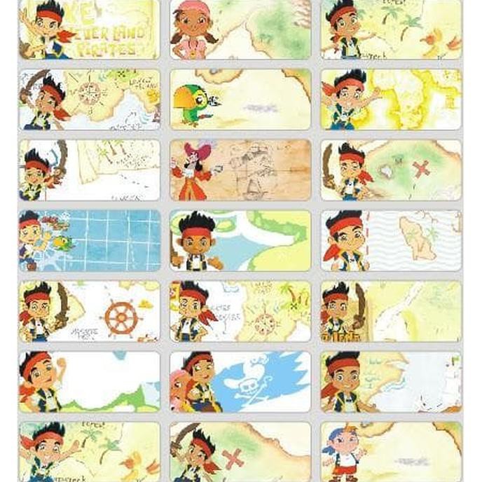 

Baru Jake Pirate Sticker Medium Name Label Stiker Nama Bajak Laut Pantai Aa Ayo Beli