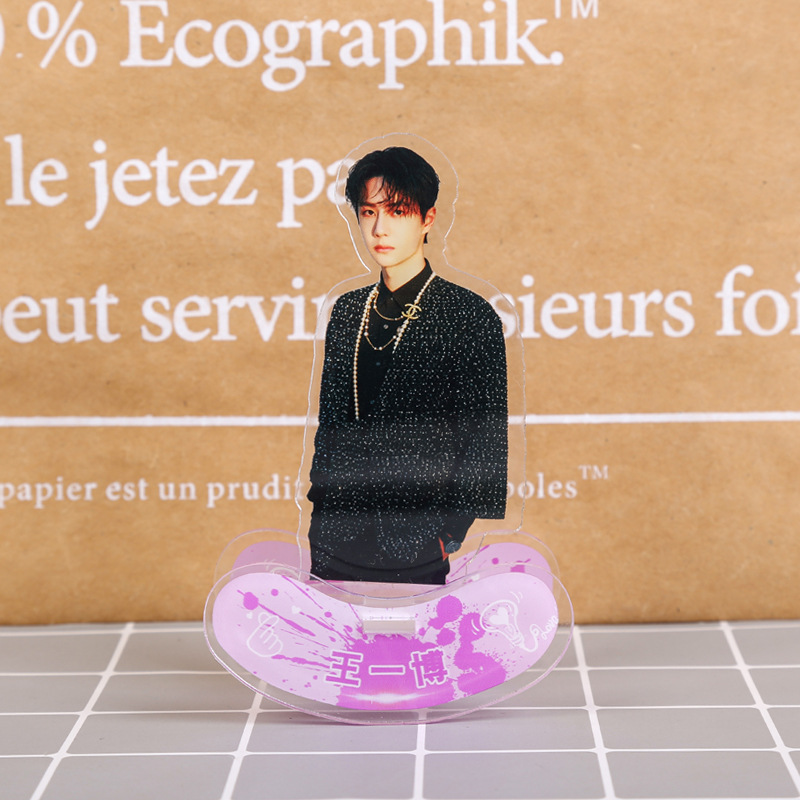 KPOP TWICE GOT7 ITZY TXT Acrylic Tumbler Figure Humanoid Stand Desktop Decoration Shaking Roly-poly Ornaments