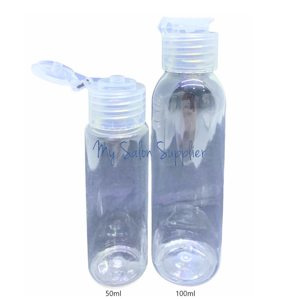 Botol Toner Travel Fliptop Flip Top 50ml / 100ml