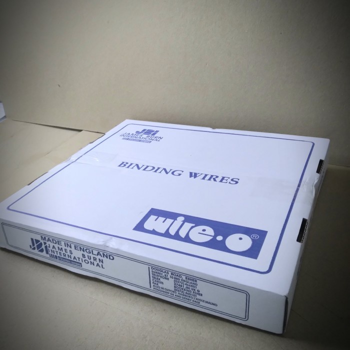 SPIRAL KAWAT JBI A4 3:1 NO.4(1/4") 100 BATANG(PUTIH)