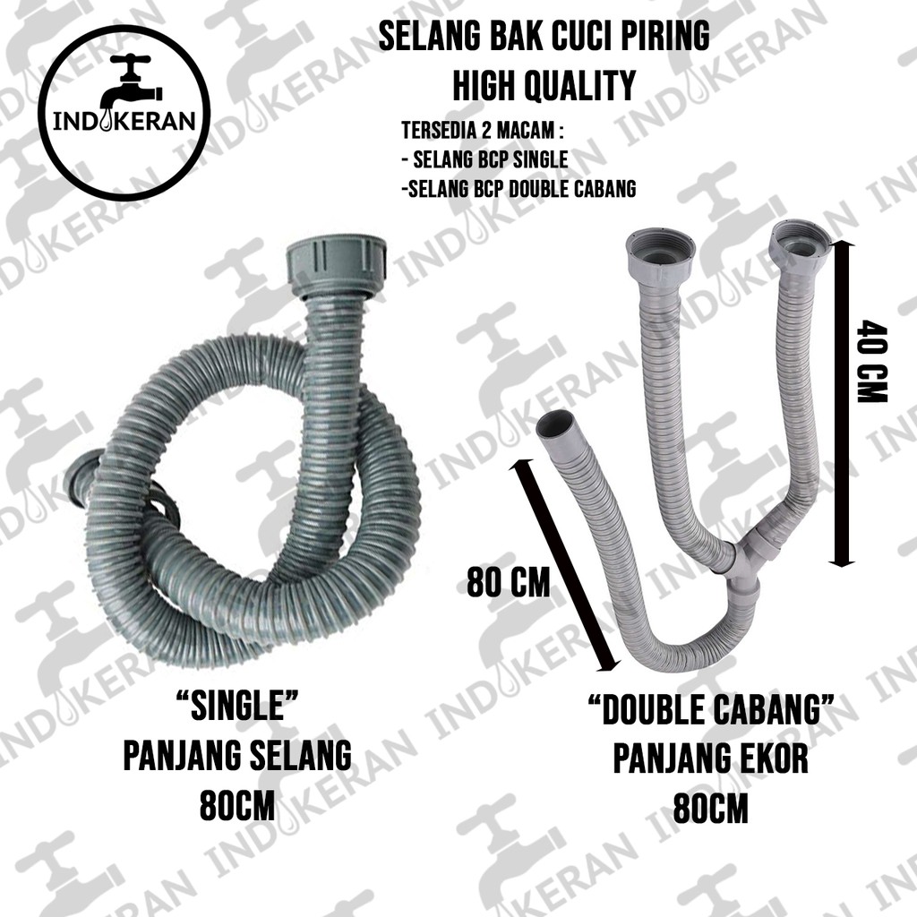 INDOKERAN -  Selang Pembuangan Bak Cuci Piring - High Quality