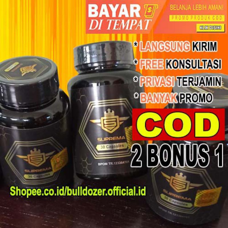 SUPREMA - Suplemen Asli Original Obat Kuat Pria - Suprema obat Pembesar Tahan Lama