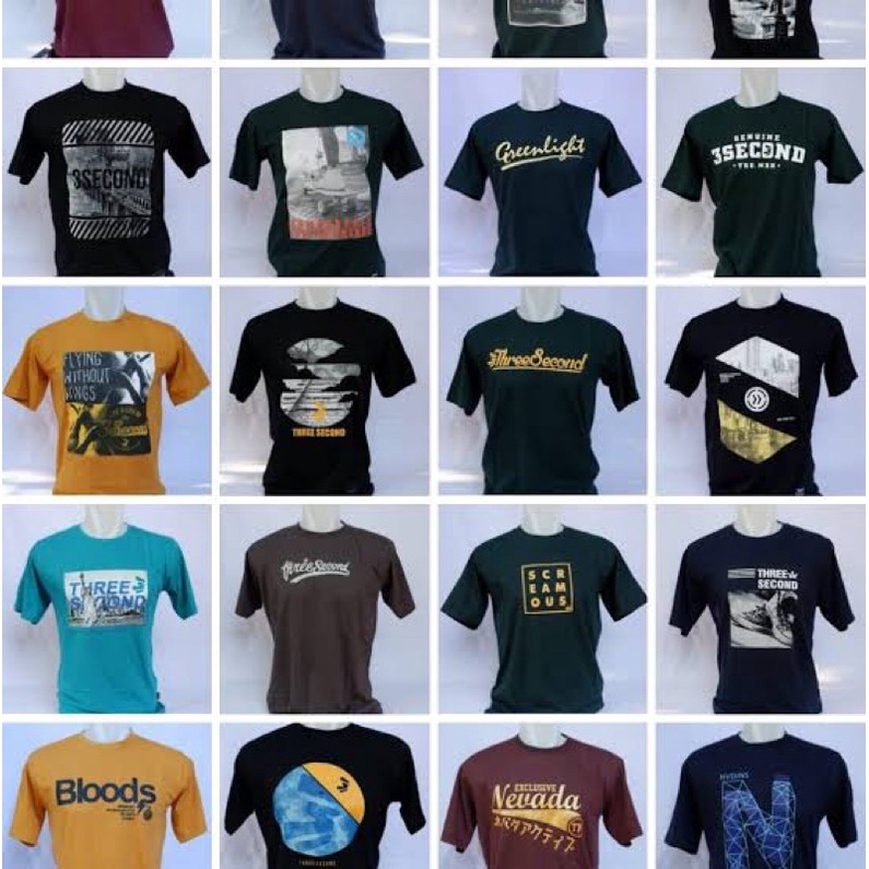 OBRAL KAOS TSHIRT DISTRO PRIA KATUN COMBED 30s