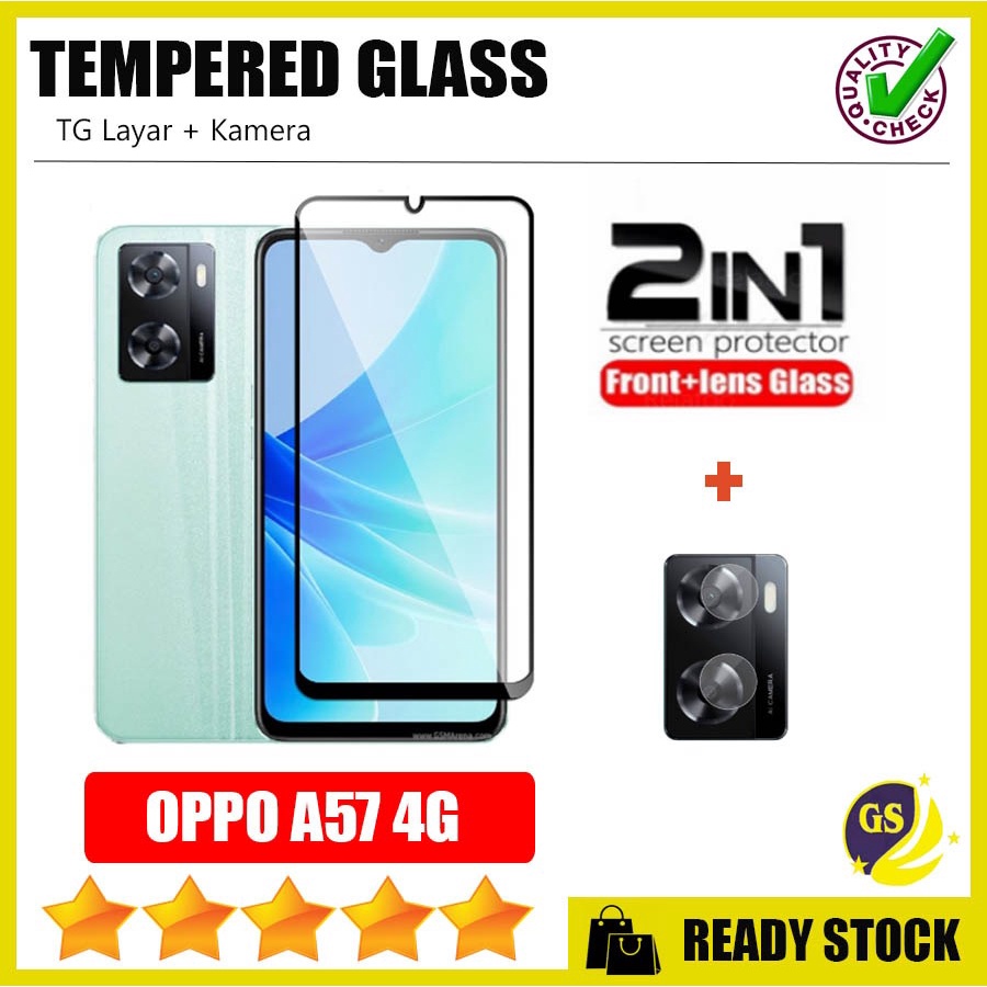 OPPO A57 4G A95 4G RENO 7 4G 7 5G RENO 8 8 4G 8 5G 8 PRO 8T 6 5G 5F 5 OPPO A54 A74 4G 5G  A76 / A96 Tempered Glass Camera TG Full Cover Layar