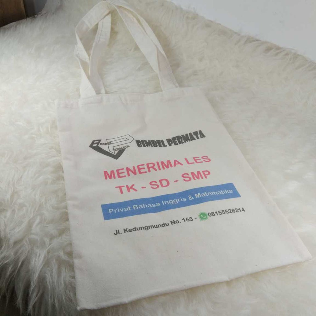 Tas Tenteng Blacu Colorful 30x40cm Custom Desain Bisa Request Terlaris Murah