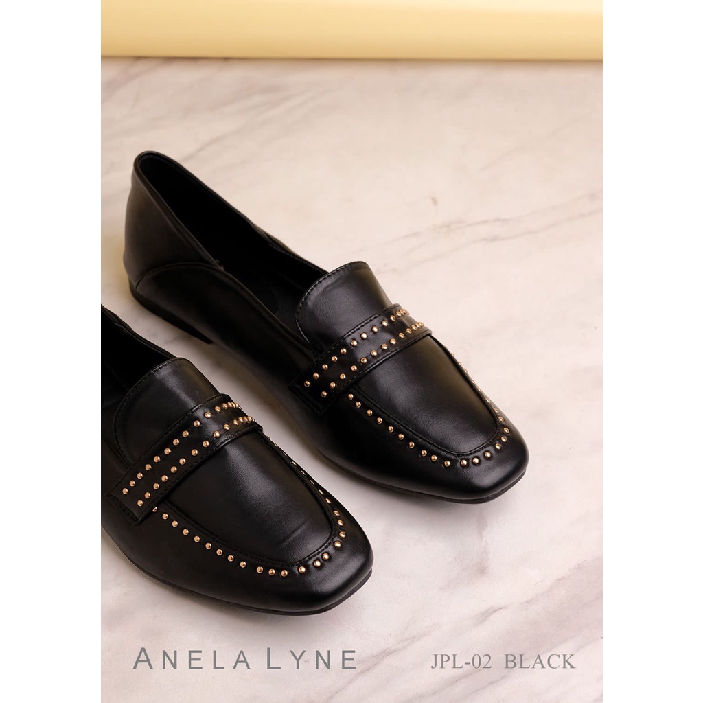 ANELA LYNE SEPATU LOAFERS LEATHER BASIANA APL-02 ORIGINAL